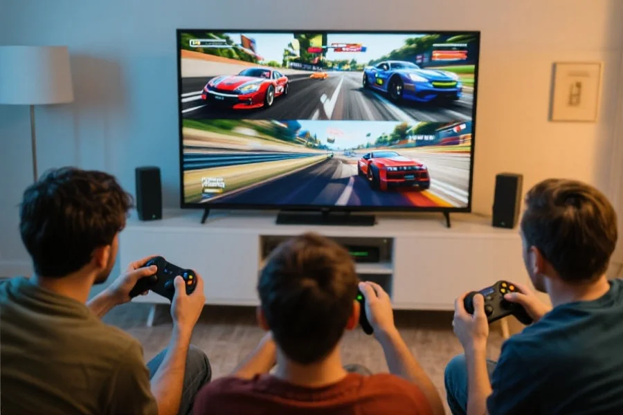 玩家体验多种赛车游戏